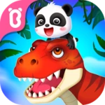 baby panda’s dinosaur planet android application logo